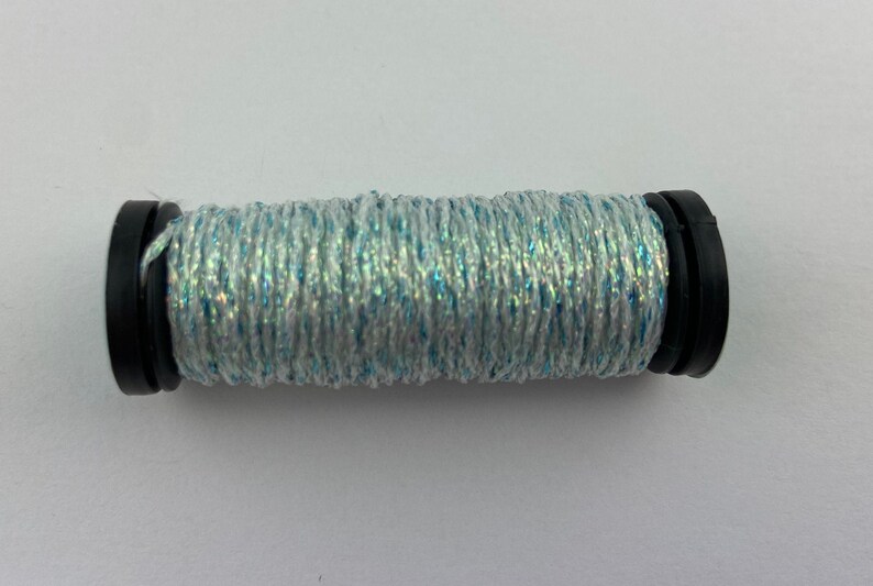 Blue Ice 1432 Kreinik Metallics #12 Tapestry Braid 10 meters 1 spool
