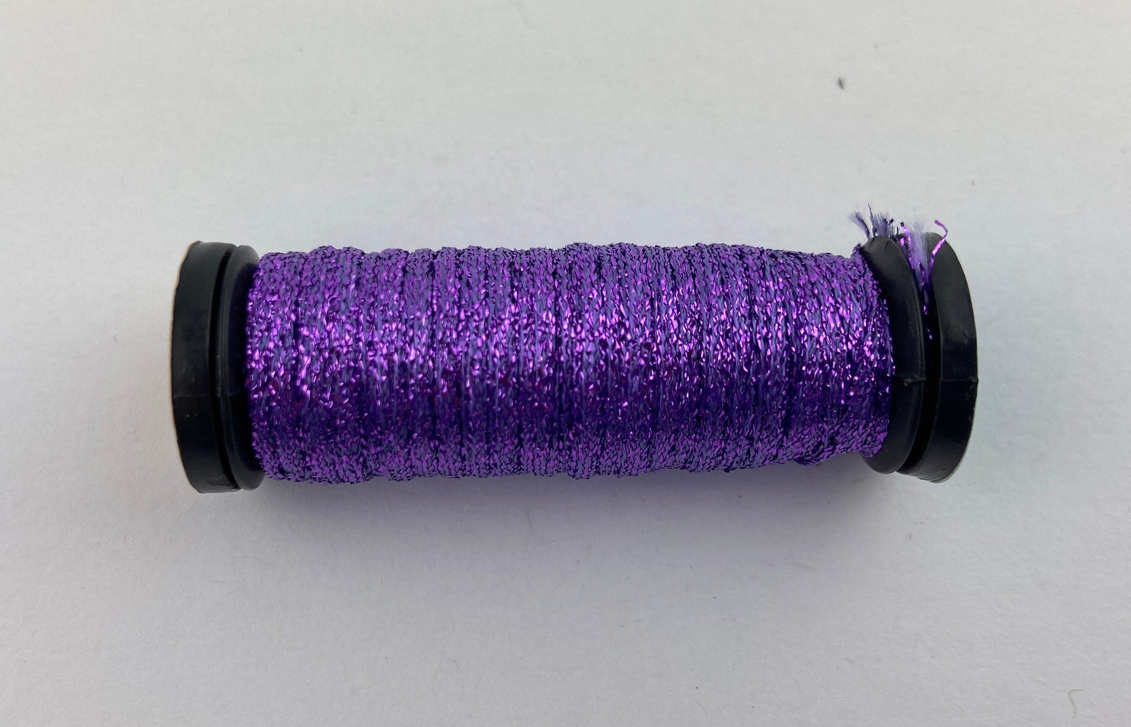 Purple 012 Kreinik Metallics 1/16 Ribbon Thread 10 Etsy