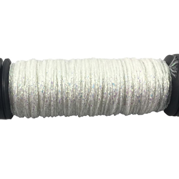 Pearl 032 Kreinik Metallics #8 Fine Braid 10 meters - 1 spool