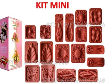 Moldes de flores 3D KIT Foam Craft Moldes de flores Foamy Eva foam MODEL MINI - Miniature Termoformado con Fomi Fomy