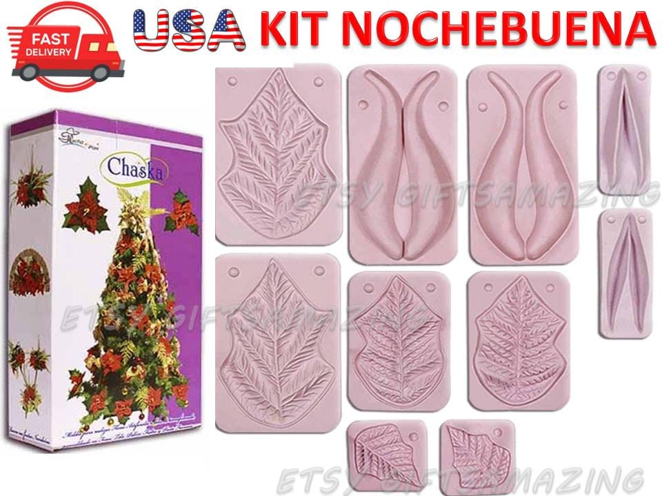 3D Molds for Flowers Kit Nochebuena Plastic Mold for Eva Foam - Etsy