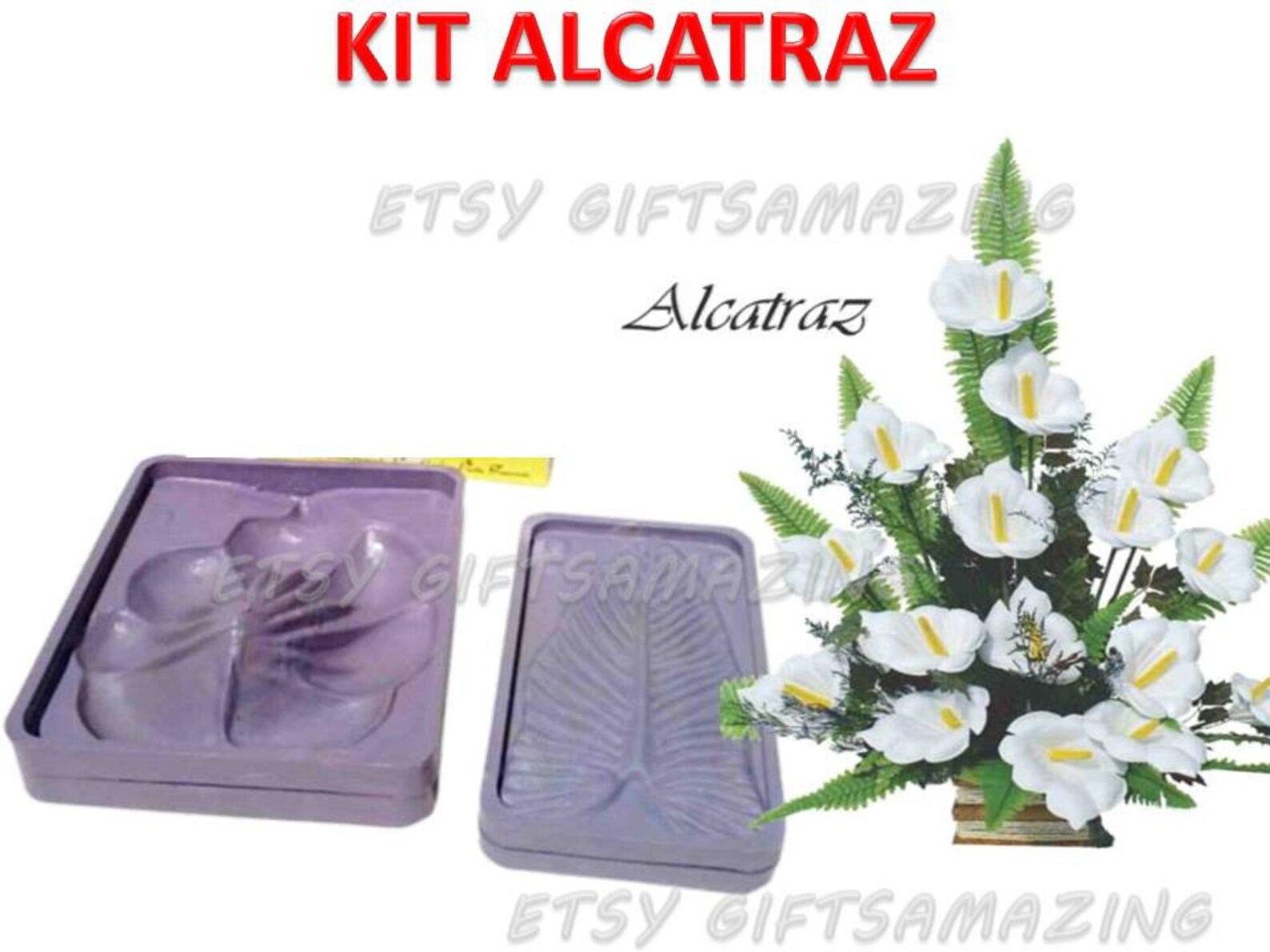 Foam Flower Large Molds, Leaf Molds, Flower Cake Decoration Molds