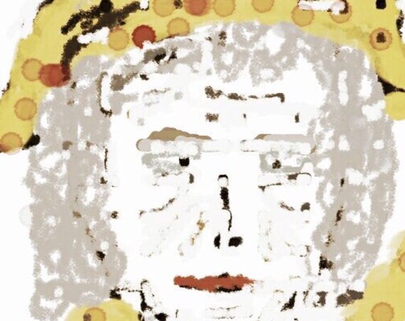 Miss Emm Fine Art Print - watercolour print