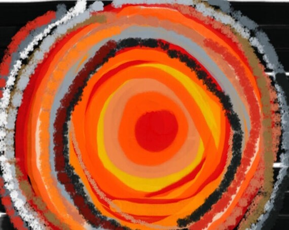 Hard Sun - Abstract Fine Art Print.