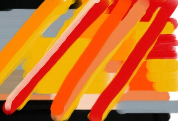 Sun shower - Abstract Fine Art Print.