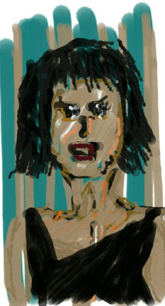 Shout  Fine Art Print - watercolour print