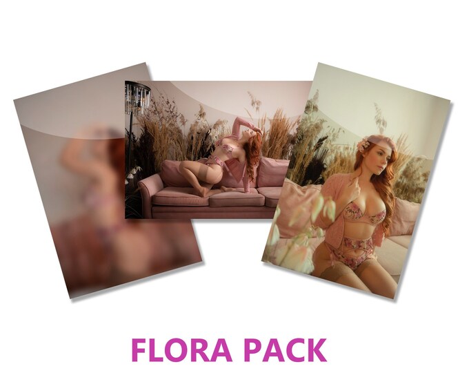 Flora pack - 3 HQ signed posters A4 or A3+ size