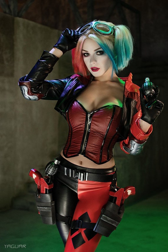 Harley Quinn Injustice 2 Cosplay Print Etsy