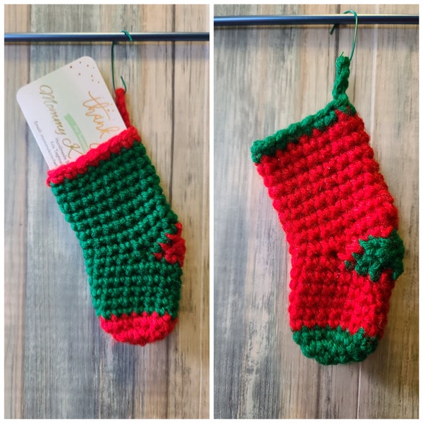 Mini Christmas Stocking Ornaments