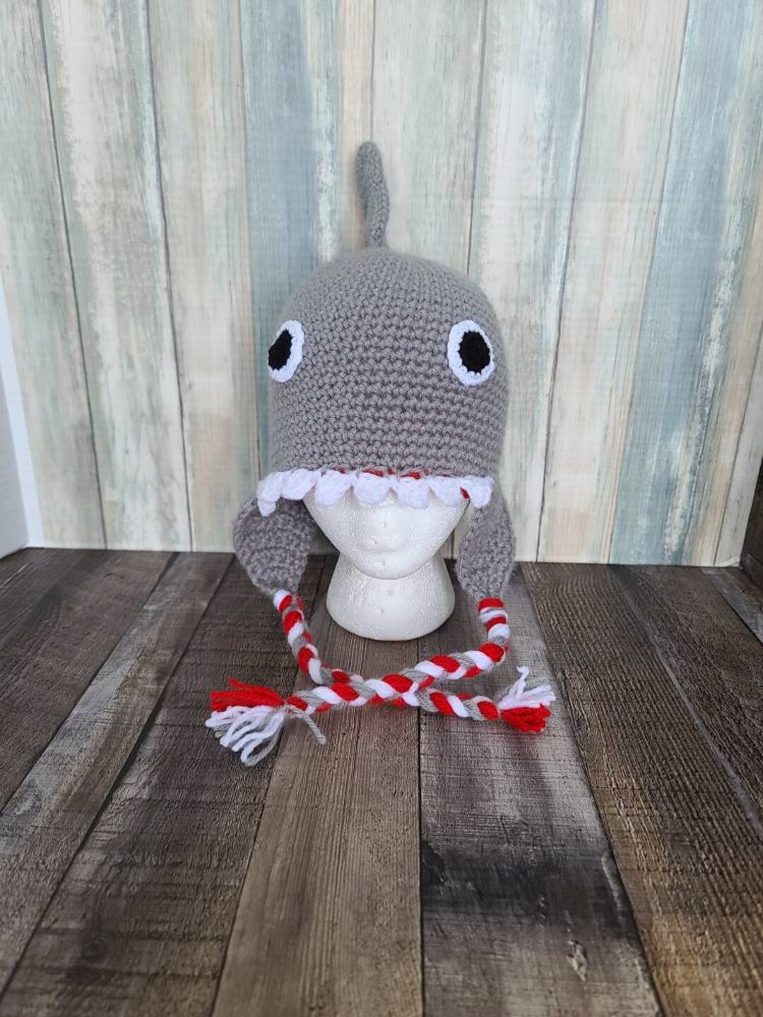 Crochet Shark Hat - Shark Beanie - Kids Hat - Etsy