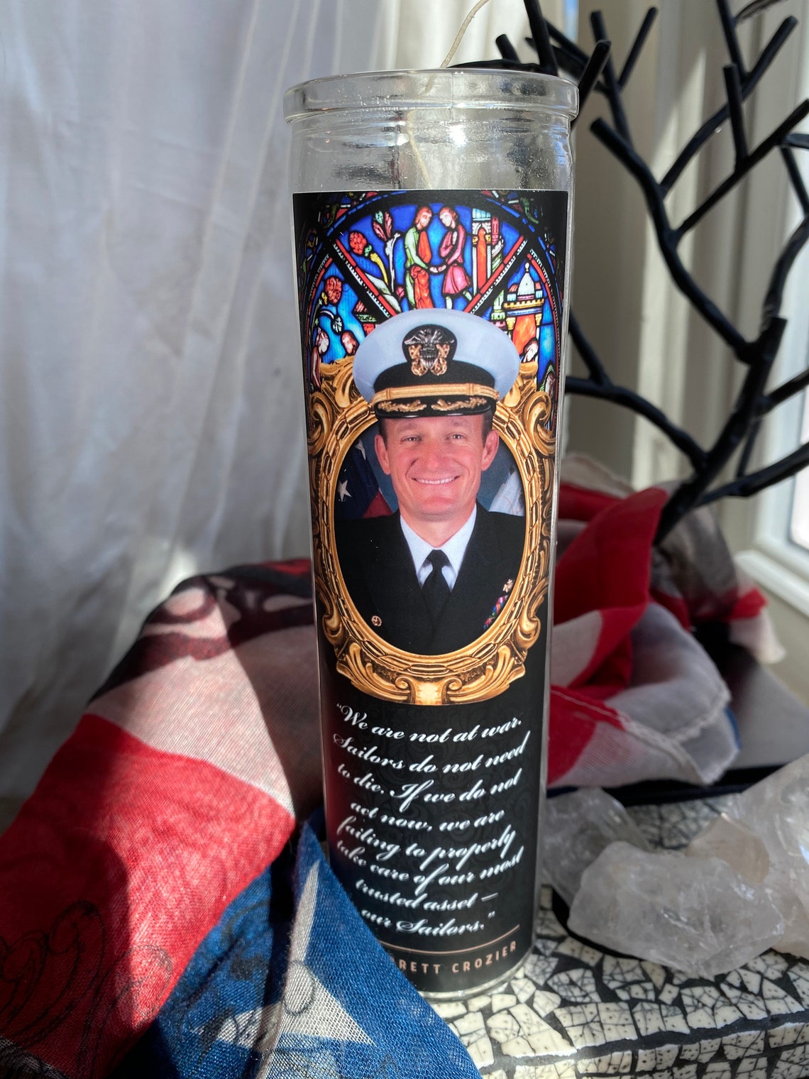 CUSTOM Saint Candle Etsy