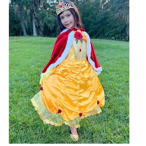 Belle Costume Deluxe Etsy