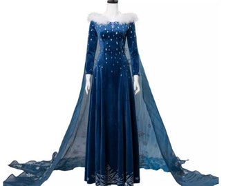elsa inspired dress for adults
