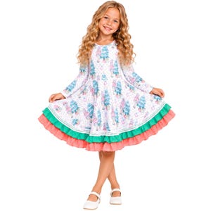 Vestido de niña Cascanueces, vestido de Navidad, vestido de bailarina Cascanueces