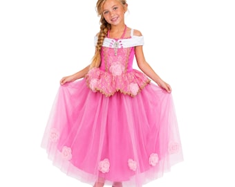 Princess Aurora Sleeping Beauty Dress Girls Toddler Sleeping Beauty Princess Dress