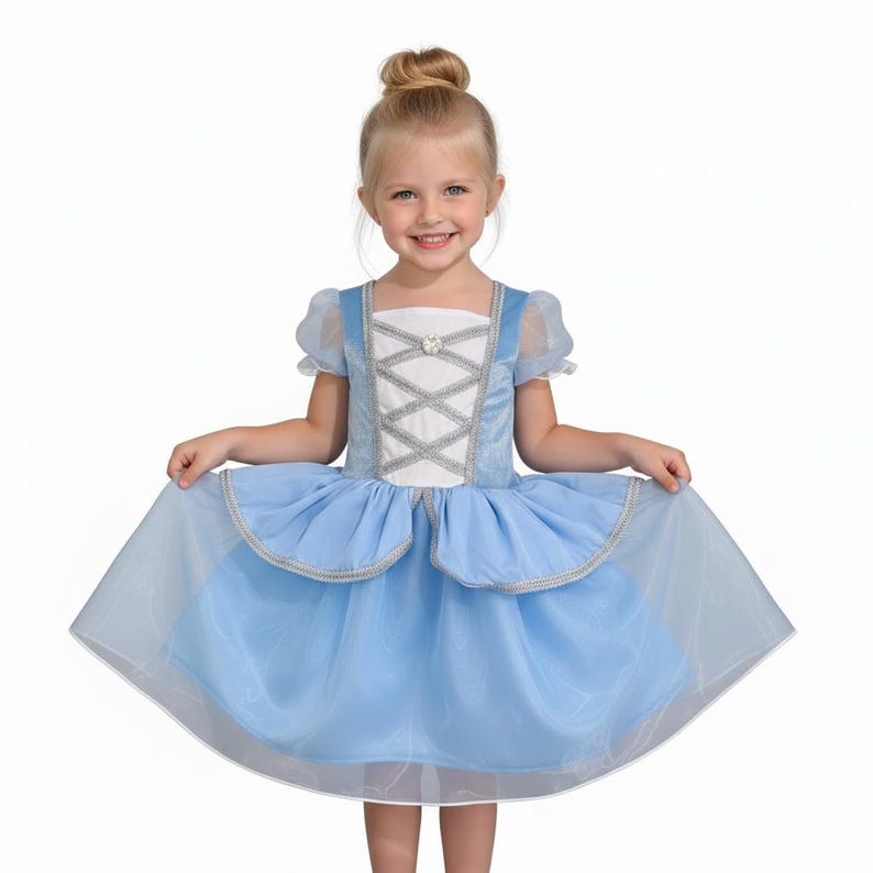 Cinderella dress Princess costume Cinderella dress-up image 3