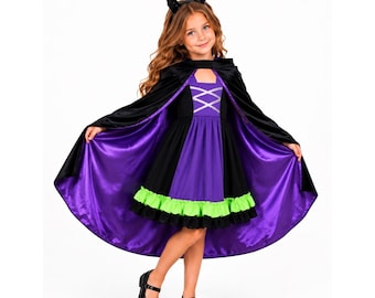 Maleficent dress for girls and toddler Princess Aurora villain Maleficent dress up