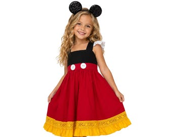 Mr. Mouse dress Disneybounding dress Mickey inspired dress