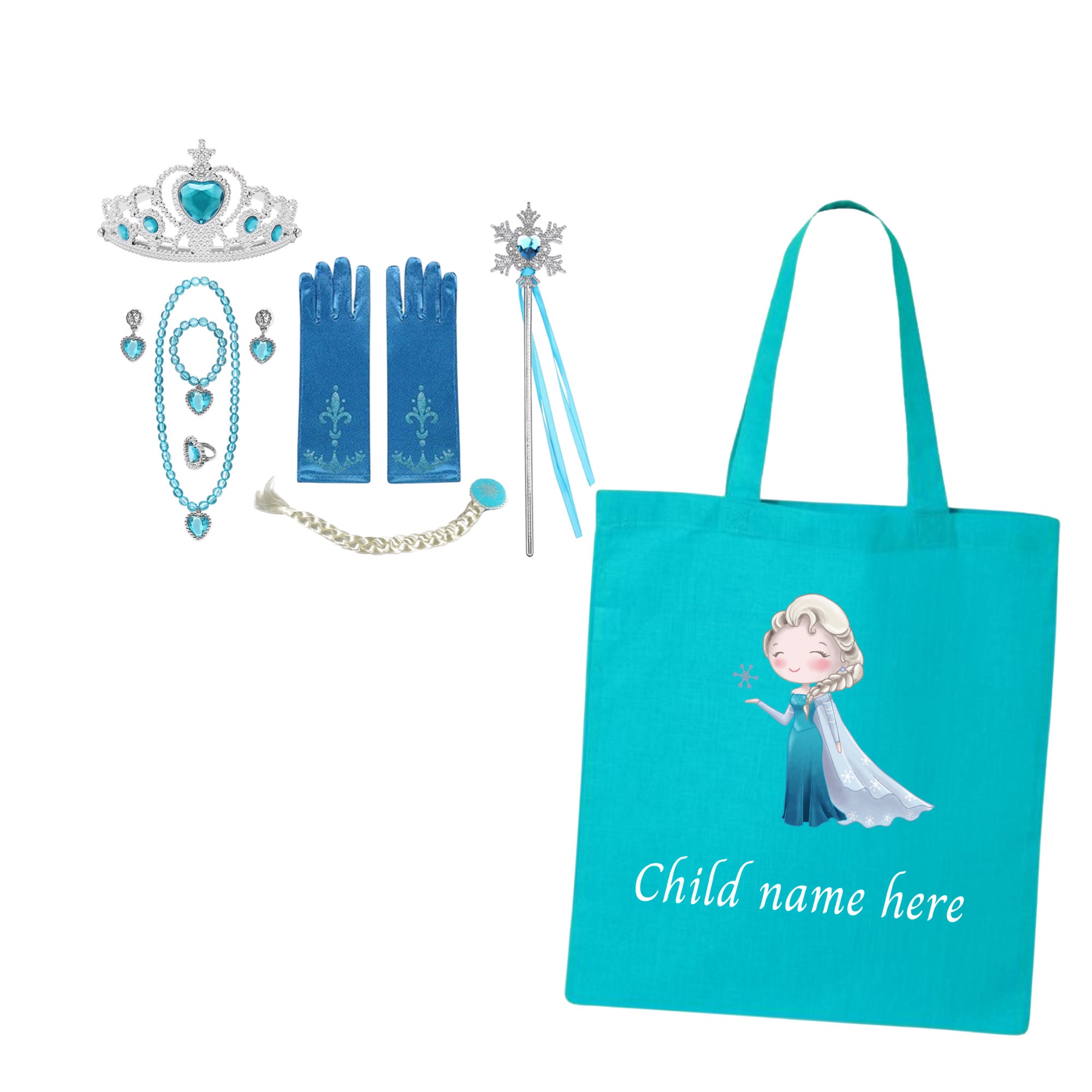 Elsa Dress Elsa Costume Frozen Dress Up Ice Queen Dress Etsy