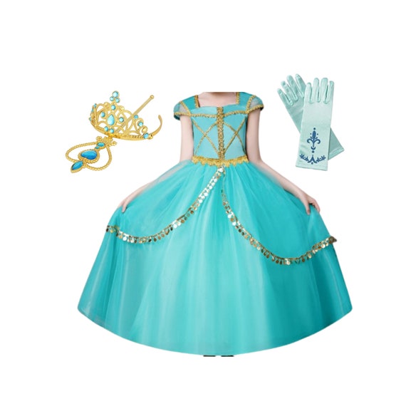 Vestido de princesa Jazmín vestido de Aladdin Princesa - Etsy España Vestido de princesa Jazmín vestido de Aladdin Princesa - Etsy España