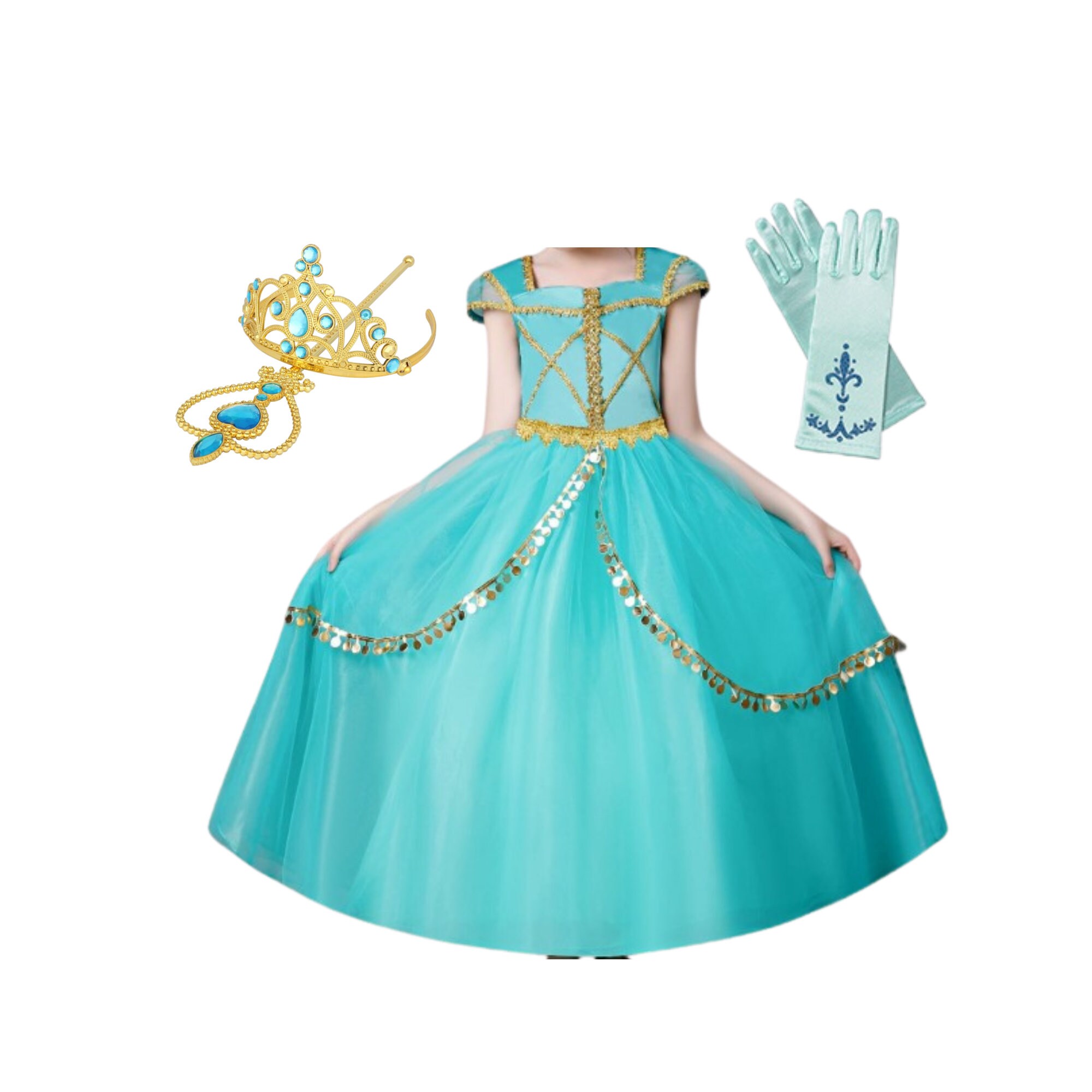 Princess Jasmine Dress Aladdin Princess Jasmine Dress Etsy