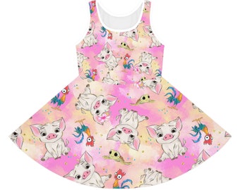 Heyhey y sus amigos Vestido de niña, Vestido de las amigas de The Voyager Princess, Regalo para niñas