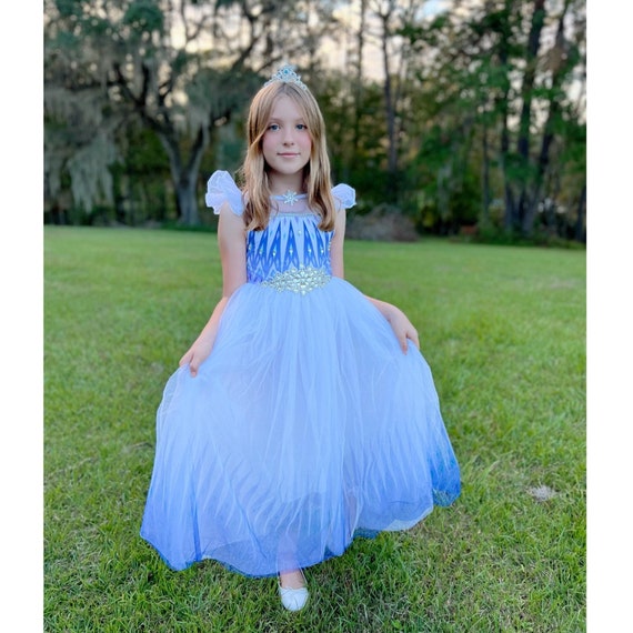 Elsa Dress for Girls Frozen Dress Elsa Costume Frozen Party Dress Elsa  Halloween Costume Frozen Elsa Velvet Cape Cloak - Etsy