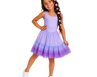 Rapunzel girls athletic princess park dress PRE-ORDER