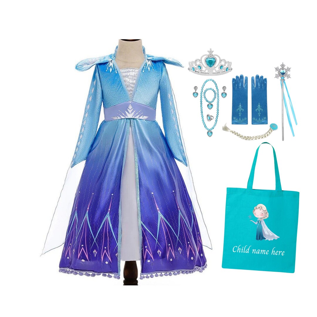 Elsa Dress Deluxe Elsa Dress Elsa Halloween Costume Frozen - Etsy