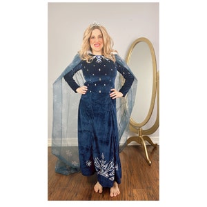 Elsa adult dress Frozen Olaf&#39;s Adventure Adult dress Frozen Elsa adult costume