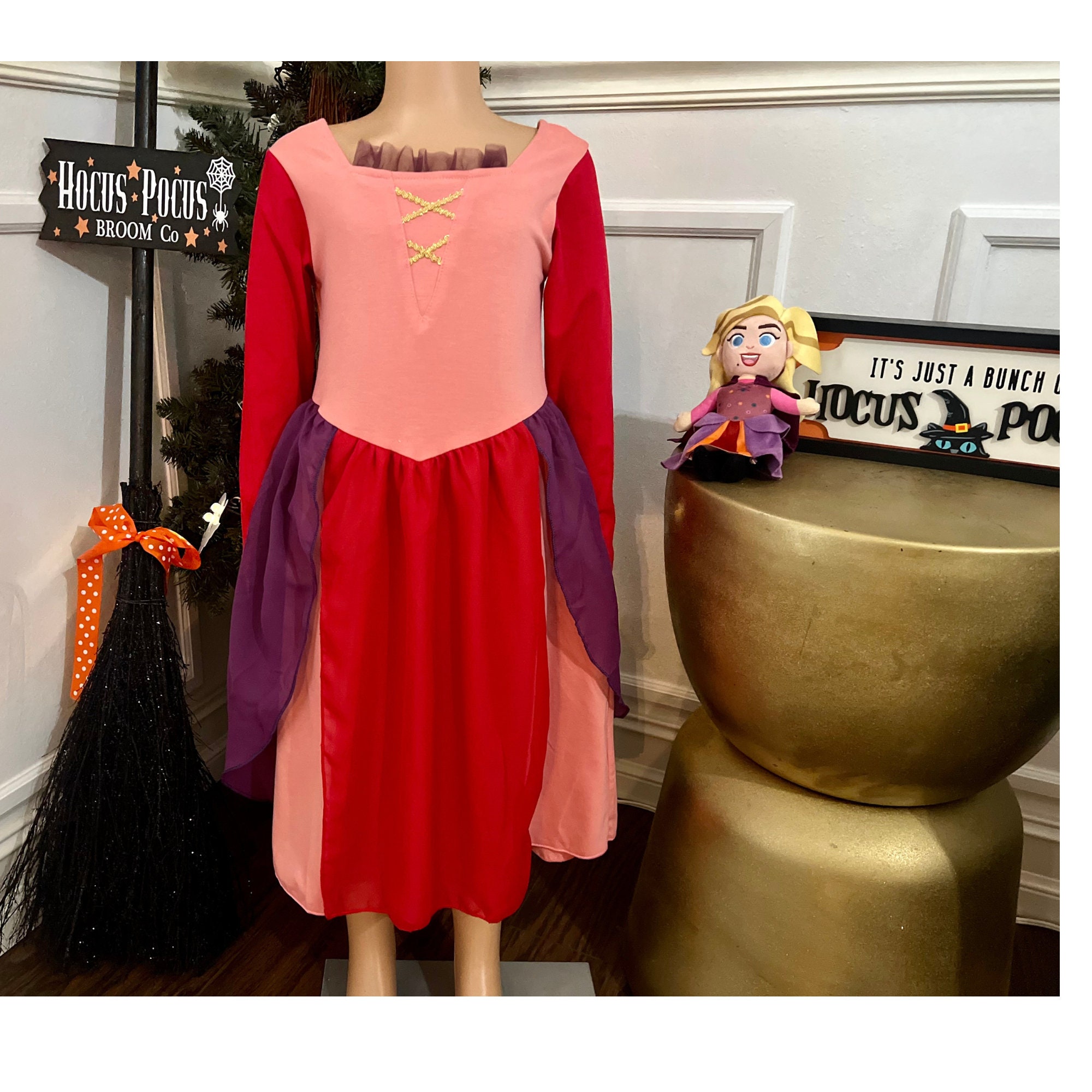 Hocus Pocus Sarah Witch Dress Hocus Pocus Girls Dress Sarah Etsy