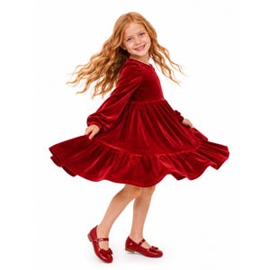 Size 7 Girls Christmas Dress