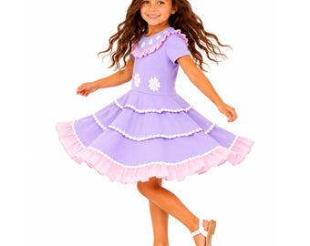 Isabela Encanto dress Princess dress girls floral dress Madrigal family dress play dress