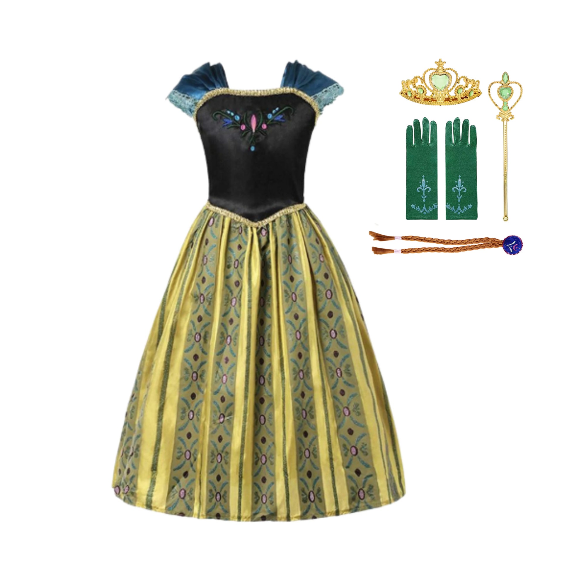 Frozen Anna Coronation 3D Printed Cosplay Costume Anna Coronation Dress ...