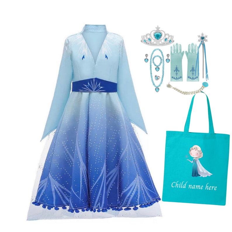 Frozen 2 outfit Elsa travel dress Elsa dress PERSONALIZED Etsy