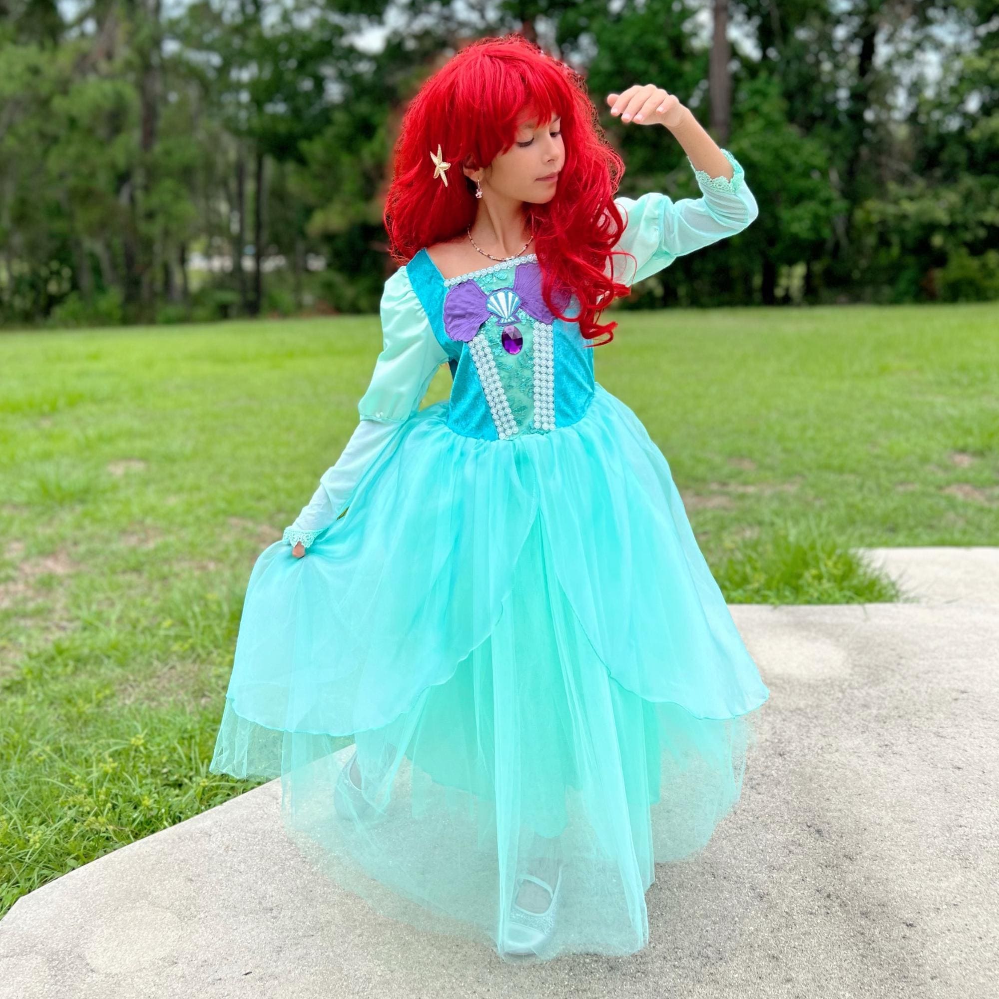 Swimsuit Costume Ariel Sirenetta Little Mermaid Costume Mare Ariel
