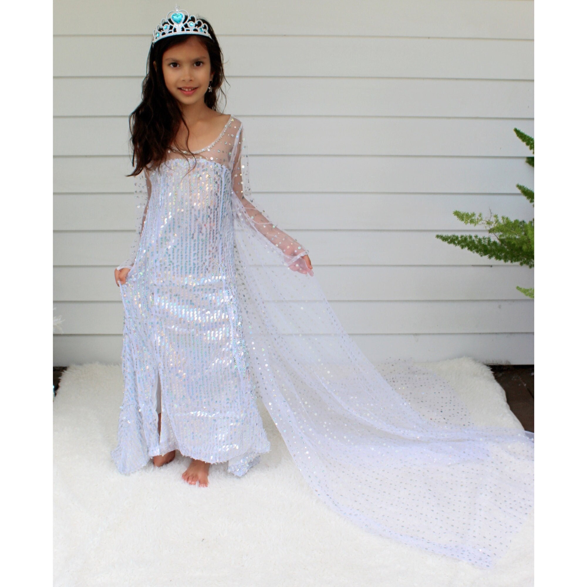 Elsa robe blanche Etsy Canada
