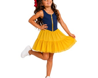 Snow white girls athletic princess park dress PRE-ORDER