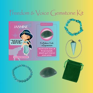 Kit de pierres précieuses liberté et voix de la princesse Jasmine