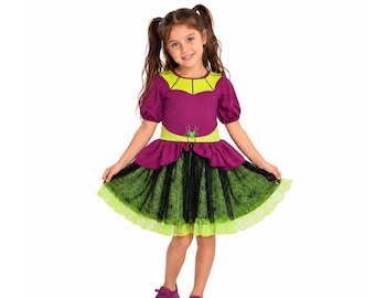 Mickey Not So Scary Halloween Party dress Minnie dress Halloween costume for girls and toddler