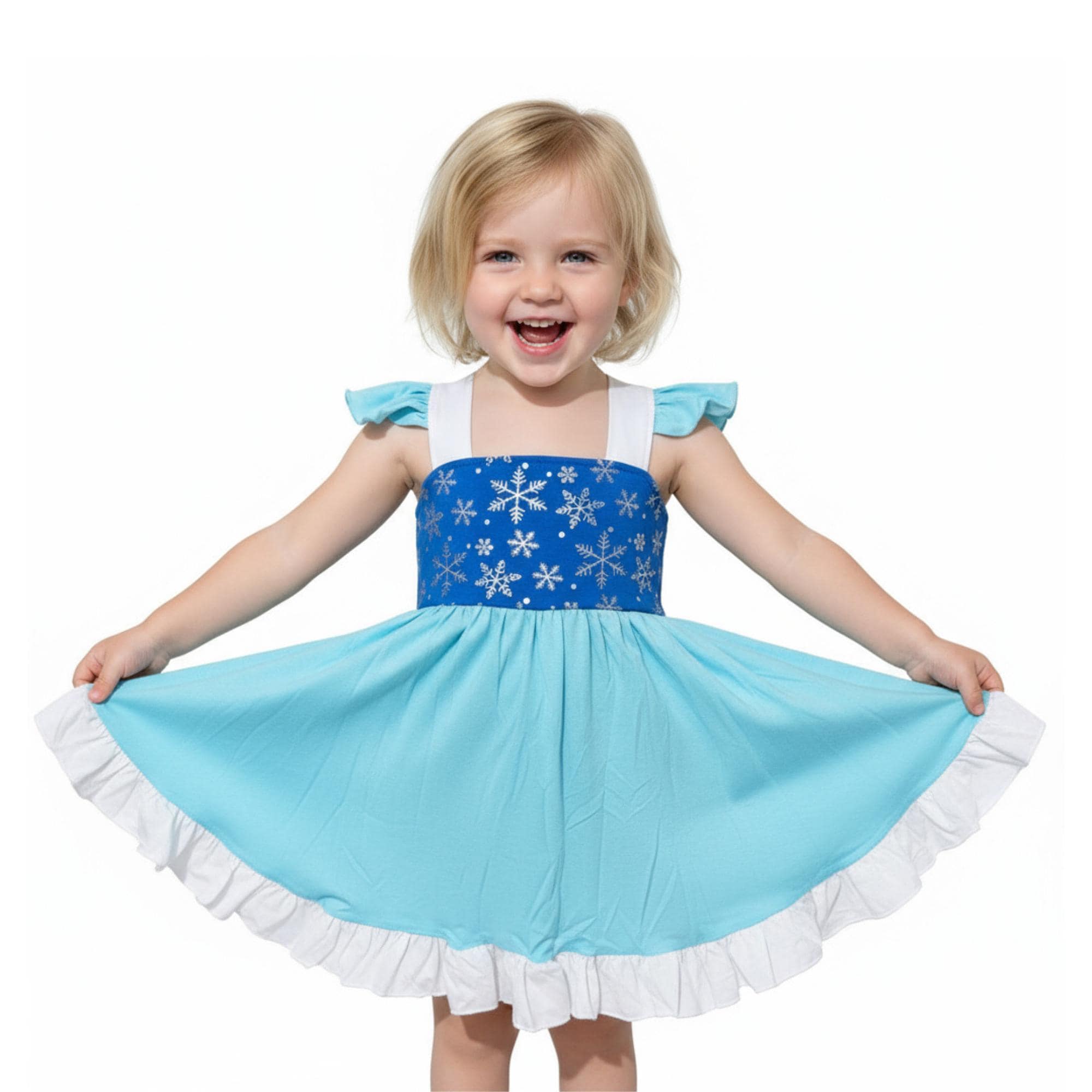 cotton elsa dress Disney, Frozen Elsa cotton short sleeve dress, EUC, size 3, L: 51cm –  DaisyChainClothing