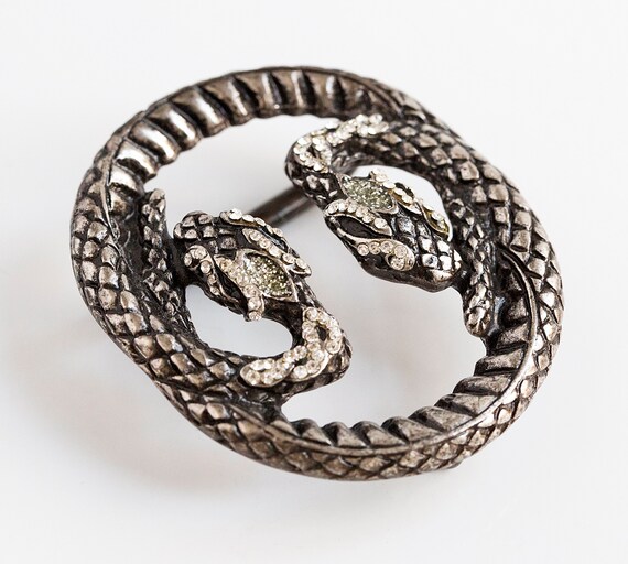 snake head belt buckle