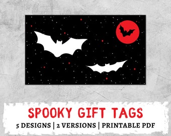 Printable Halloween Gift Tags | DIY gift tags | Halloween party | spiderweb gift tags | printable gift tags | instant download