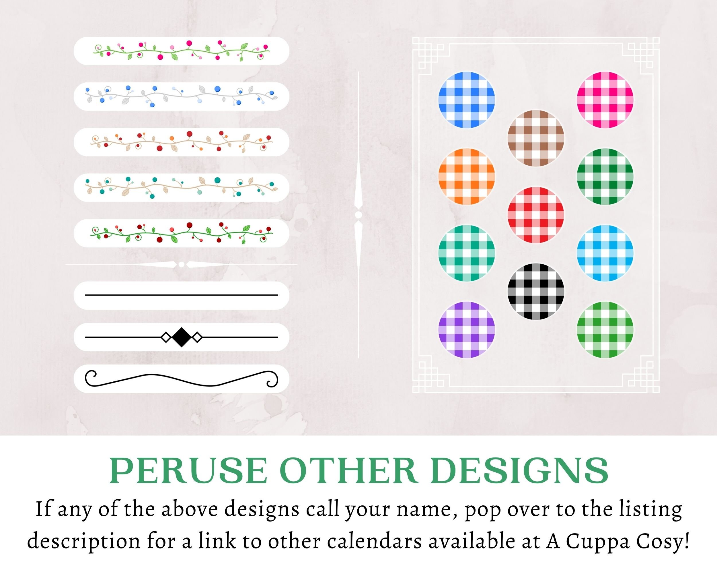 Grey Gingham Calendar 2024 2025 Printable Editable Calendar Monthly