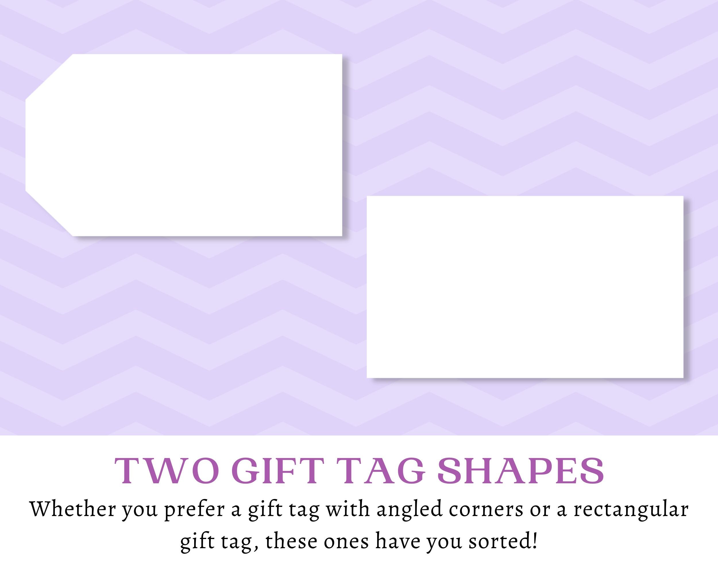 Printable Gingham Gift Tags Retro Gift Tags Template Thank You Tag Favour Tag Customizable ...