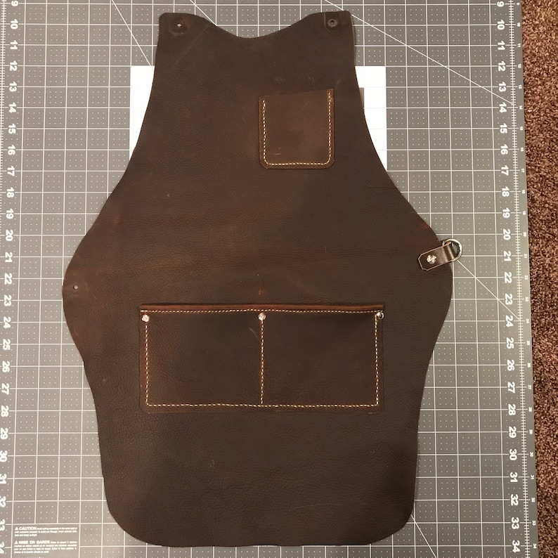 Youth Leather Apron Pattern Leatherwork Template Kids Shop Apron Etsy