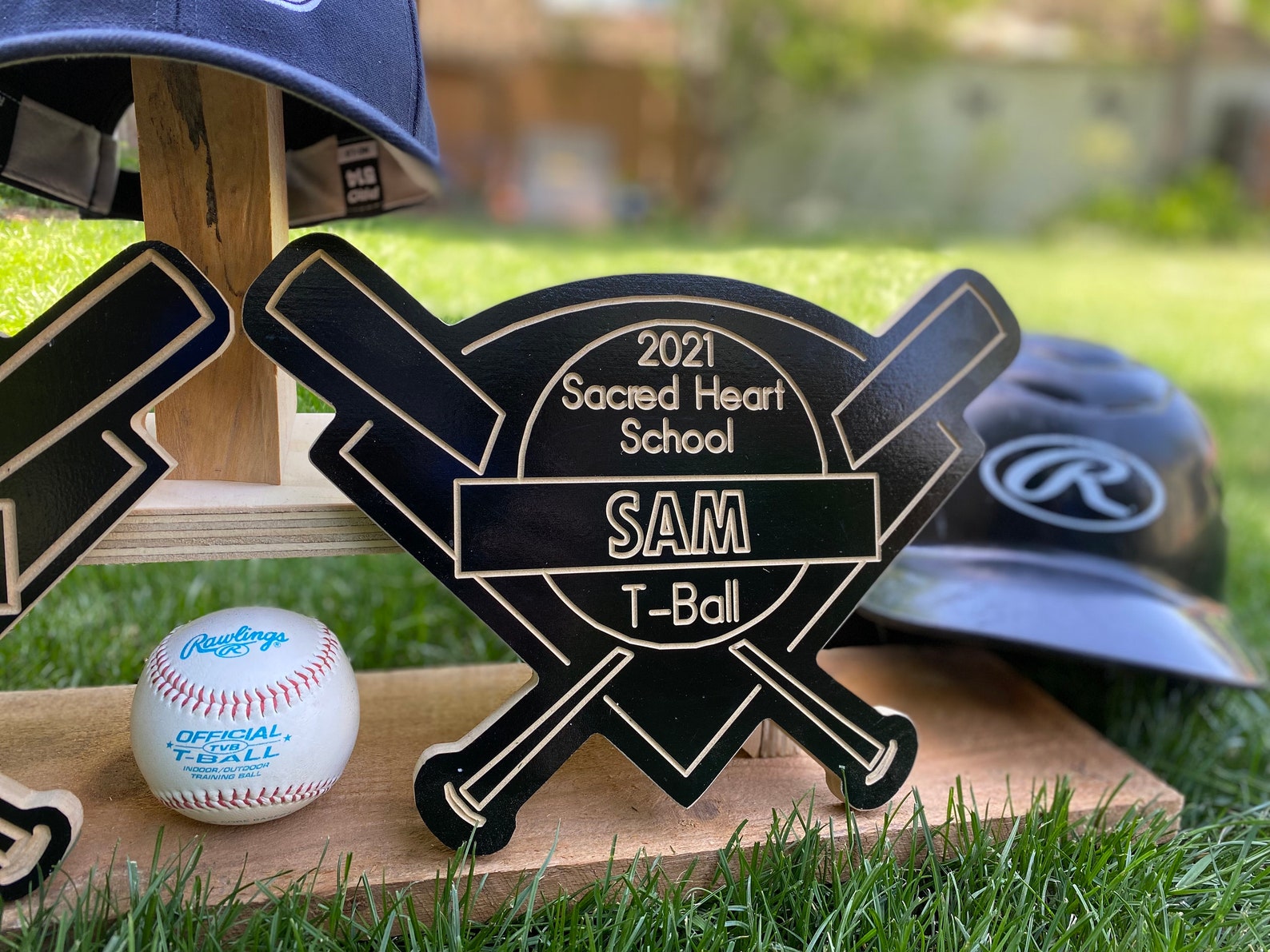 Little League Baseball Award Plaque TBall Award Plaque Etsy