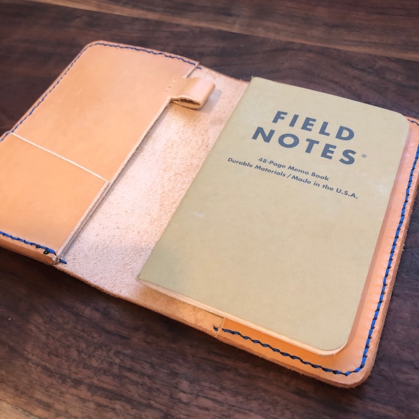 Field Notes Notebook Cover Pattern - Leatherwork Template - How To Instructions Included