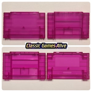 SNES Replacement Case Cartridge Shell - Transparent COLOR TOP Quality ...