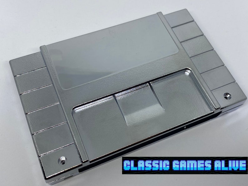Legend of Zelda Game Case Cartridge Sliver Platinum metal Etsy